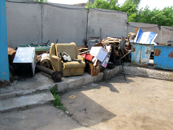 бытовой мусор в гск Жигули